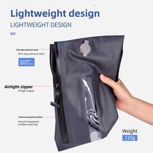 Bolsa de Compresión al Vacío QT-02 Mediana 70D TPU Reutilizable para <span class=keywords><strong>Ropa</strong></span>, Extracción de Aire, a Prueba de Humedad, Hermética, para Viajes, Almacenamiento - Product Image 4