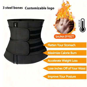 Corsetto con Tre Stecche in Acciaio Direttamente dalla Fabbrica, Tuta in Neoprene con Design Senza Cuciture per Modellare la Vita e il Fitness - Product Image 2