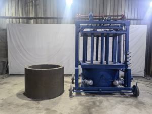 La máquina para fabricar tuberías de drenaje de alcantarilla de hormigón prefabricado produce tuberías de drenaje de cemento con un diámetro de 1650mm y una altura de 500mm. - Product Image 6