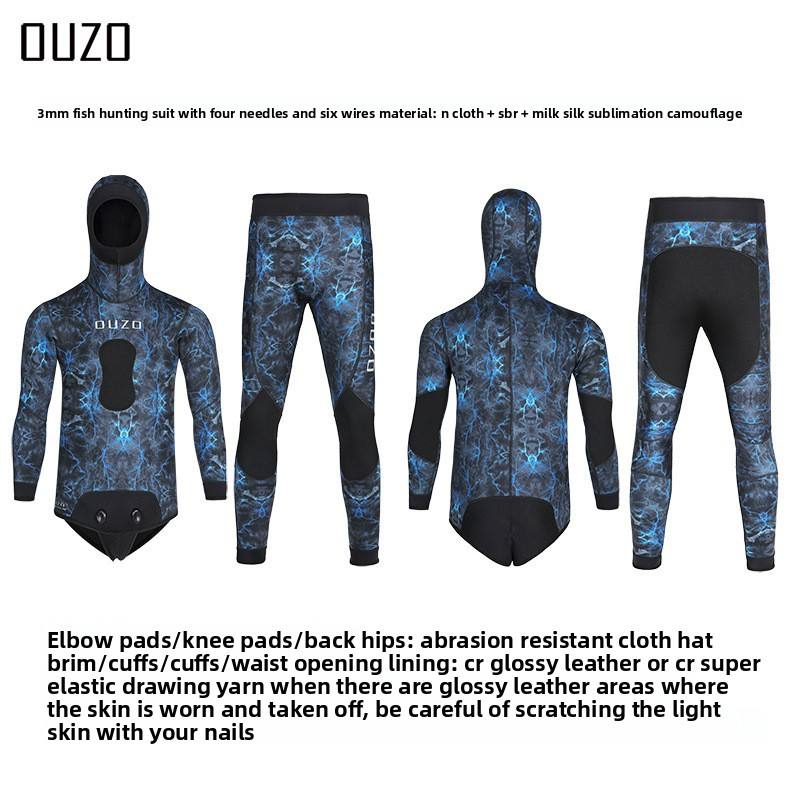 Camouflage blue (top + pants) BCM3017-L