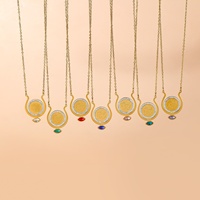 Collier pendentif en acier inoxydable avec calligraphie arabe islamique musulmane Ayatul Kursi en zircon, bijoux de mode, vente en gros, nouveau cadeau 2026