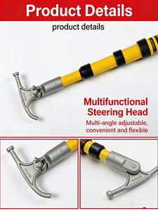 عصا عازلة تلسكوبية دائرية من الألياف الزجاجية عالية الجهد - Product Image 5