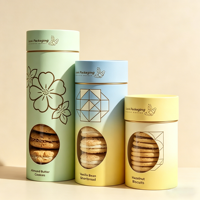 Boîte d'emballage personnalisée pour macarons, biodégradable, écologique, finition or mat