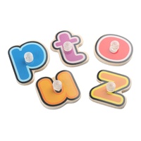 Montessori blok abjad Puzzle kayu cerdas mengeja permainan mainan pendidikan untuk anak-anak