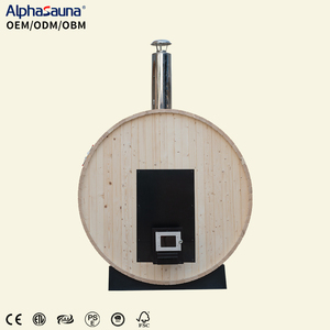<span class=keywords><strong>Sauna</strong></span> sec extérieur pour 1 personne avec conteneur en <span class=keywords><strong>bois</strong></span> massif et poêle à <span class=keywords><strong>bois</strong></span> pour usage en villa - Product Image 3
