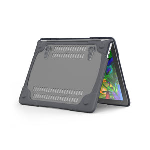 <span class=keywords><strong>Pour</strong></span> <span class=keywords><strong>Macbook</strong></span> <span class=keywords><strong>Air</strong></span> 13 housse d'ordinateur portable Slim Business Style étui de protection rigide avec béquille A1932 A2179 A2337 M1 étui de mode - Product Image 3