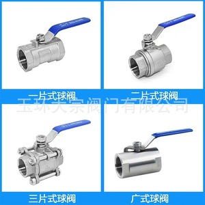 บอลวาล์วสแตนเลสแบบสองชิ้น DN15 20 25 40 50 แบบเกลียว สำหรับใช้ในอุตสาหกรรมน้ำ - Product Image 2