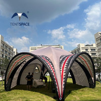 Dôme gonflable personnalisé de grande taille 10x10m, tente de promotion en plein air, événement publicitaire, chapiteau étanche pour les sports de course automobile