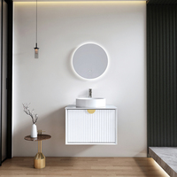 Kabinet Kamar Mandi Ramah Lingkungan Tahan Air Gaya Modern untuk Hotel Villa Apartemen 2701-100B