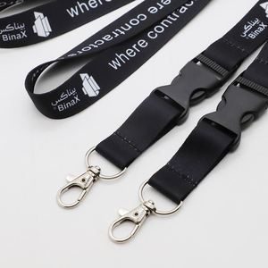 Personalized Sublimation Detachable <b>Buckle</b> Construction Company ID Card Holder Lanyard Breakaway Keychain Lanyards - Product Image 2