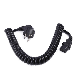 PVC cách điện C13 xoắn ốc dây điện với cắm hậu tố và EU cắm - Product Image 2