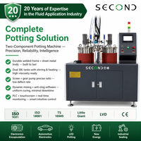 Machine de distribution, de mélange, de remplissage et de scellement de colle époxy silicone polyuréthane bi-composant, certifiée CE, de deuxième génération