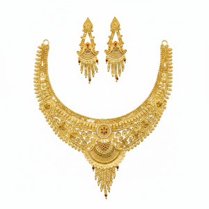 Ensemble de bijoux en or fin Jewelemarket, collier exquis - Product Image 2