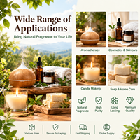 Huile de parfum de luxe pour hôtel, huile essentielle pure sans eau, parfum ambre bois de santal pour diffuseur d'arômes à air froid, fabrication de bougies et de savons