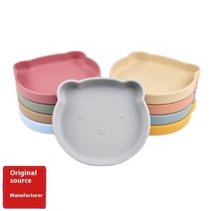 Wholesale Baby Silicone Suction Cup Stickers <b>Cute</b> Anti-Fall Heat-Resistant Portable Children's Dinner Plate Cartoon - Product Image 2