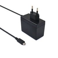 Adaptor Charger AC Colokan EU untuk Konsol Game N Switch NS, Pengisi Daya Dinding untuk Perjalanan dan Rumah, 5V 2.6A, Pengisian Daya USB Tipe C