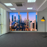 Layar Video LED Indoor P1.25 Full Color 600*337.5mm Kecerahan Tinggi untuk Latar Belakang Konser Pusat Perbelanjaan Layar LED COB