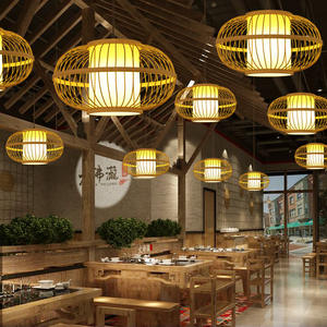 Faroles Tejidos, Lámparas de Araña, Restaurantes de Hot Pot Chinos, Hoteles, Restaurantes, Lámparas Artísticas, Tiendas, Comercios, Alojamientos - Product Image 3