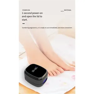 Lampe de traitement des ongles fongiques B52C, 1 pièce, portable, avec écran LCD, lampe UV d'assistance pour le vernis à ongles, lampe de nettoyage, pour les ongles des orteils et des mains - Product Image 4