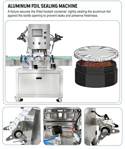 Machine d'emballage de chicha A à Z la plus vendue, ligne complète d'emballage de mélasse de chicha, machine d'emballage de chicha - Product Image 4