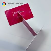 Carte PVC personnalisée imprimée, compatible NFC RFID, étanche, 13,56 MHz, carte de membre/VIP/professionnelle, code-barres, numéro de série, 85,5x54 mm