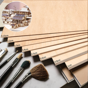 <span class=keywords><strong>Contreplaqué</strong></span> découpé au laser de première qualité, robuste et écologique, 2mm-10mm, en bouleau/peuplier/aulne/noyer/tilleul, émission de formaldéhyde E0 - Product Image 2