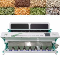 Machine de tri chromatique CCD pour pois chiches et haricots, machine de traitement des grains avec le meilleur prix pour le tri des pois chiches