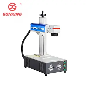 Mini impressora a laser portátil integrada, máquina de gravação a laser de fibra para metal e não metal, baixo custo de envio, 20w, 30w