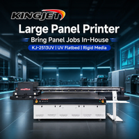 Impresora UV de Cama Plana KingJet 250*130cm de Alta Calidad, Modelo KJ-2513 con Cabezal Ricoh Gen5