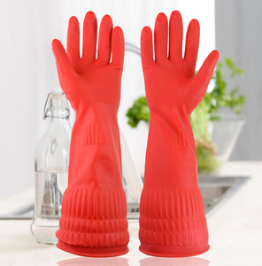 Dissolvant de Protection d'huile alcaline acide 1 unité, gants en caoutchouc de Latex, Protection lourde sécurité résistant aux produits chimiques, en Nitrile - Product Image 5