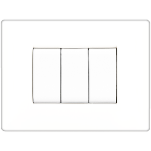 Copertura per Interruttore Bianca 'MYLIFE Q' 7 Posti - Product Image 1