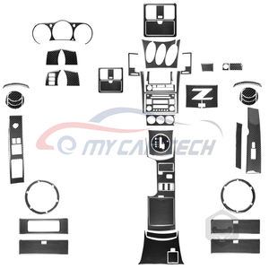 Para Nissan 350Z 2003-2009, Juego Completo de Decoración Interior de Fibra de Carbono Regular/Forged, Cubierta de Marco, Adhesivo para el Tablero, Kit de Carrocería, LHD/RHD - Product Image 5