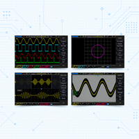Oscilloscope numérique à mémoire Hantek DSO4084C 80 MHz 4 canaux 1GSa/s avec décodage UART I2C SPI CAN et AWG pour R&D embarqué