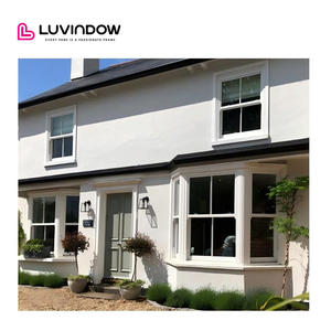 Luvindow Golden Fournisseur Fenêtre en bois Design <span class=keywords><strong>Baie</strong></span> <span class=keywords><strong>vitrée</strong></span> avec gril Design - Product Image 5