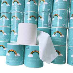 60 <span class=keywords><strong>Rollos</strong></span>/Caja, <span class=keywords><strong>Papel</strong></span> Higiénico Familiar al por Mayor, Resistente y Suave, de 3 Capas, Ecológico, con Diseño de Arcoíris, Versión en Inglés - Product Image 3