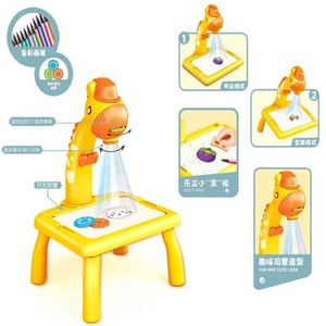 Elarve Nouveau Design Table de Dessin et de Peinture Éducative pour Enfants avec Projecteur d'Images - Product Image 2