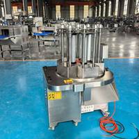 Nouvelle trancheuse rotative pneumatique entièrement automatique à épaisseur réglable pour viande fraîche, équipement de cuisine pour la transformation alimentaire