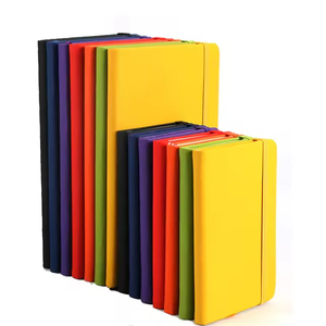 Cuaderno pequeño de tapa dura A5, diario de mano de cuero PU barato, diario de negocios, cuaderno de promoción, material escolar estacionario - Product Image 1