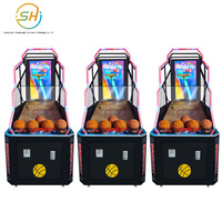 Machine de basket-ball pliable de luxe pour adultes, machine de jeu de tir électronique, machine de jeu d'arcade pour enfants
