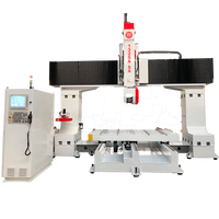 1325 360 degrés tête pivotante 5 axes 3d eps mousse plâtre bois CNC routeur gravure sculpture machine de découpe