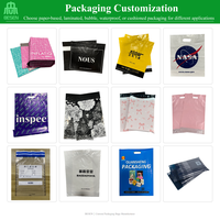 Sacs d'expédition rose pâle légers en polyéthylène pour accessoires de mode et fournitures de distribution pour boutiques en ligne