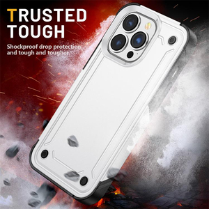 Custodia Protettiva Antiurto 2 in 1 in TPU e PC Bianca per <span class=keywords><strong>iPhone</strong></span> <span class=keywords><strong>14</strong></span> <span class=keywords><strong>Pro</strong></span>, Compatibile con Apple <span class=keywords><strong>iPhone</strong></span> 13 12 15 <span class=keywords><strong>Pro</strong></span> Max 16E 17 Air - Product Image 2