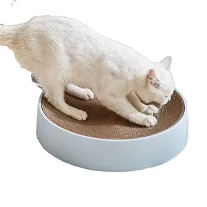 गोल अवतल बिल्ली खुरचनी हटाने योग्य बिल्ली खुरचनी शार्पनिंग पंजा चढ़ाई खिलौने पालतू फर्नीचर आपूर्ति बिल्ली स्क्रैचिंग बोर्ड
