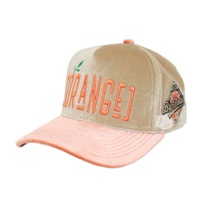 Casquette Snapback Unisexe Personnalisée Haut de Gamme à 5 Panneaux, Profil Élevé, Rayée, Bicolore, en Velours, Décontractée avec Œillets - Product Image 1