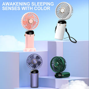 ¡Gran Descuento! Mini Ventilador Portátil LED Personalizado con Baterí<span class=keywords><strong>a</strong></span>, Ventilador Eléctrico de Mano para el Hogar, Mini Enfriador de Aire Portátil para Exteriores - Product Image 6