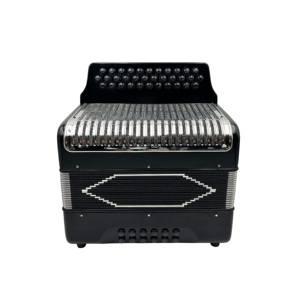SEASOUND OEM Accordéon diatonique de haute qualité à 34 boutons et 12 basses JB3412, style professionnel, instrument pour étudiants, couleur noire - Product Image 2