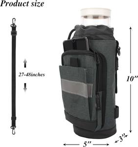 Échantillon gratuit Accessoires durables pour béquilles Poignée rembourrée en mousse Léger Sac de rangement pour béquilles souple avec fermeture éclair Pochette universelle pour béquilles - Product Image 3