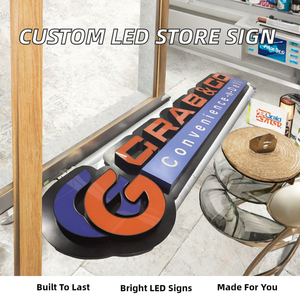 Letrero de Tienda Personalizado de Acrílico 3D con Retroiluminación LED para Hoteles, Bares, Centros Comerciales - Letrero Publicitario Iluminado para Exteriores - Product Image 2
