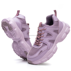 Calzado <span class=keywords><strong>de</strong></span> <span class=keywords><strong>Seguridad</strong></span> Ligero para <span class=keywords><strong>Mujer</strong></span>, con Puntera <span class=keywords><strong>de</strong></span> Acero, Resistente a Pinchazos, Transpirable, Certificado EN ISO 20345, para Almacén - Product Image 1