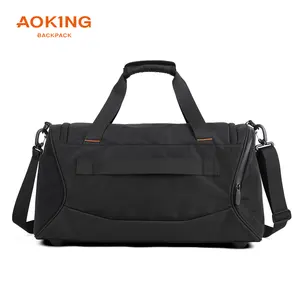 Aoking atacado moda grande capacidade ginásio saco logotipo personalizado mochila para viagens impermeável unisex fitness sport bag Duffel bag